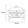Elektrické auto Mercedes Benz AMG EQA pre deti čierne