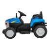 Traktor s prívesom New Holland T7 modrý