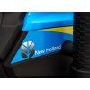 Traktor s prívesom New Holland T7 modrý