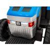 Traktor s prívesom New Holland T7 modrý