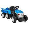 Traktor s prívesom New Holland T7 modrý