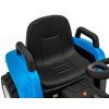Traktor s prívesom New Holland T7 modrý