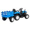 Traktor s prívesom New Holland T7 modrý
