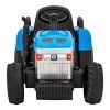 Traktor s prívesom New Holland T7 modrý