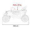 Buggy ATV Defend 4x4 čierne