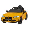 Vozidlo BMW M4 žlté