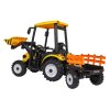 MEGA Traktor D68 s prívesom žltý
