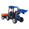 MEGA Traktor D68 s prívesom modrý
