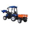 MEGA Traktor D68 s prívesom modrý