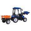 MEGA Traktor D68 s prívesom modrý