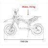 Elektrická motorka RENEGADE 50R-E modrá