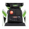 Detská batériová motorka PANTONE 361C zelená + audio panel + pomalý štart + EVA kolesá