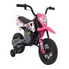 Detská batériová motorka PANTONE 361C ružová + audio panel + pomalý štart + EVA kolesá