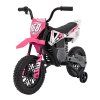 Detská batériová motorka PANTONE 361C ružová + audio panel + pomalý štart + EVA kolesá