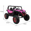 Buggy SuperStar 4x4 - MP4 ružové
