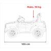 Elektrické autíčko Ford Ranger LIFT modré