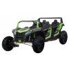 4-miestna bugina ATV RACING UTV2000 s lítium-iónovou batériou zelená