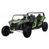 4-miestna bugina ATV RACING UTV2000 s lítium-iónovou batériou zelená