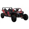 4-miestna bugina ATV RACING UTV2000 s lítium-iónovou batériou červená