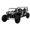 4-miestna bugina ATV RACING UTV2000 s lítium-iónovou batériou biela