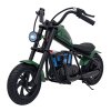 Motocykel Cruiser 12 zelený