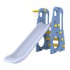 Záhradná šmýkačka 3v1 Swing Basketbal pre deti Modrá