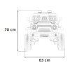 Vozidlo OFF ROAD 4x4 SPORT biele