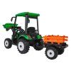 MEGA Traktor D68 s prívesom zelený