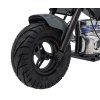 Motocykel Chopper Warrior sivý