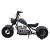 Motocykel Chopper Warrior sivý
