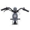 Motocykel Chopper Warrior sivý