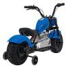 Motocykel Chopper Warrior modrý