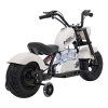 Motocykel Chopper Warrior biely