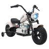 Motocykel Chopper Warrior biely