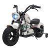 Motocykel Chopper Warrior biely