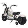 Motocykel Chopper Warrior biely