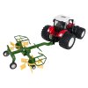 Traktor + R/C hrable 1:24 Červená