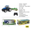 Traktor + R/C hrable 1:24 Modrá
