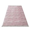 Ružový koberec s abstraktným vzorom Blanka 03