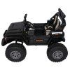 Extrémne športové vozidlo 4x4 s variabilnou veľkosťou čierne