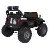 Extrémne športové vozidlo 4x4 s variabilnou veľkosťou čierne