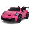 Detské pretekárske auto Porsche 911 GT3 ružové