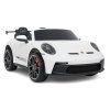 Detské pretekárske auto Porsche 911 GT3 STRONG biele