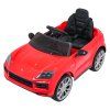 Auto Porsche Cayenne červené