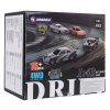 R/C Drift Car 1:43 Strieborný pruhovaný + príslušenstvo