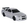 RC drift auto 1:43 strieborné na diaľkové ovládanie + príslušenstvo