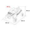 Buggy Kawasaki TERYX KRX1000 sivé