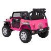 Auto Jeep BEAST 4x4 ružové