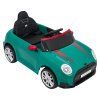 Auto Mini Cooper zelené