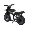 Detská motorka SUPERMOTO, čierna